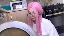 Hard Fucked Step Sister Who Got Stuck in the Washing Machine