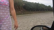 KellenzinhaBR Hotwife Wife fa esibizionismo sulla strada pubblica perché sa che fa caldo (YouTube) AMADOR