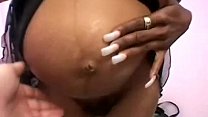 Pregnant black bitch gets deeply fucked for cash1