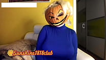 Happy Halloween pervs! big tits webcam show recording October 31st