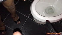 Homemade video about a stranger fucks Thai ladyboy in public bathroom