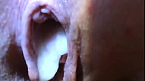 A creampie while girl friend films