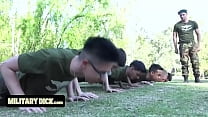 MilitaryDick - Inexperienced Military Boy Gets His Tight Asshole Fucked By The Whole Troupe