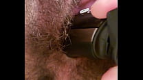 Hairy cunt getting pounded by shaver