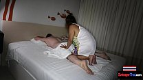 Fatty Asian massage skank provides a happy end too