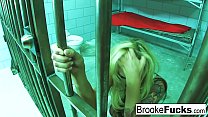 Watch Brooke Get Down And Dirty In Jail