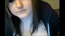 Meine Titten vor der Webcam