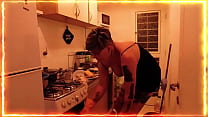 breaking my ass in the kitchen (literal)