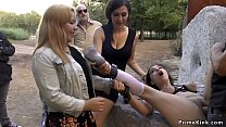 Spanish slave d. in public streets then laid on stone in park and rough banged