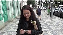 Czech girl Lili Devil pounded with nympho stranger for money