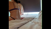 Cuckold video call, when my husband is working im fucking for him