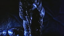 The Giant Space Maggot Attacking The Naked Dameia Scene 16A