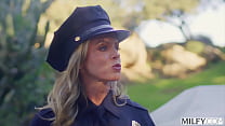 MILFY Hot officer fucked by bad boy