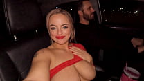 Big Boobs girl flashes me and takes me home after meeting in the club.