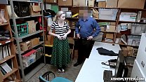 hoplyfter Lexi Lore is busted shoplifting she cannot afford to have a criminal record
