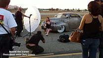 Emily Marilyn behind the scenes photoshoot