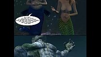3D Comic: Mermaid