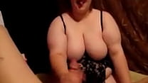 Hot Wife Dress Up Sexy & Suck Husband Dick & Swallow A Huge Mouth Full