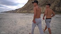 Hot guys flip after visiting nude beach