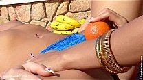 Fruit Fantasy lesbian sex by Sapphic Erotica