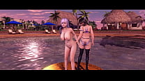DOAXVV Butt Battle - Fiona went the extra mile to entertain the audience