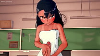 Hayase Nagatoro having sex wearing a towel (adult character)