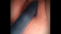 BBW playing with vibrator