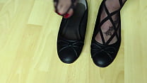 Isabelle-Sandrine, shoeplay queen loves to tease