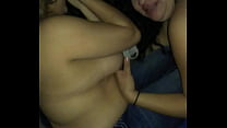 Topless fat lesbos