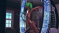 Yaoi Femboy - ash in a Sex Machine