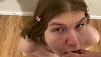 Throat pounded teen