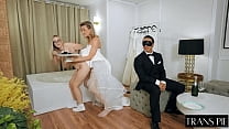 Hot transsexual Emma Rose is at last connected so she and her significant other to-be head over to a marriage shop to observe a tuxedo for himself and the tulle wedding dress