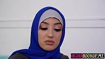 HijabHookup.Me - Bubble butt Middle Eastern muslim teen needed to be cheered up with cock