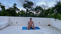 "Rooftop yoga"