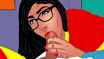 Mia gives an intense Dick sucking session in an amazing xxx cartoon parody