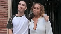 Busty MILF Gloria introduces her young 18yo student to porn