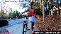 Huge Ebony Breasts Nipple And Areola On Step Daughter Tits Grabbed By Old Step Father Outdoors In Van Hiding From From step Mom Playing With Msnovember Busty Udders 4k Sheisnovember