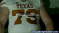 The Giant Tom Haskell bodybuilder football player dominate and fuck short guy!