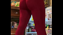 Wives ass in yoga pants