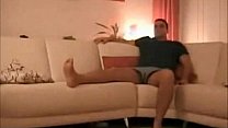 Amateur milf gets fucked on sofa