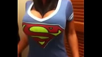 Busty Superman Shirt