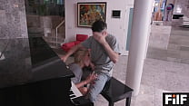 Hot Stepmom Helps Out Distracted Stepson With Her Mouth And Pussy