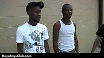 Muscled black gay boys humiliate white twinks hardcore 01