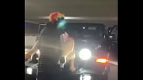 Slut craves Gibby the clown big clown cock