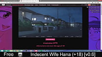 Indecent Wife Hana ( 18) (free game itchio ) Visual Novel