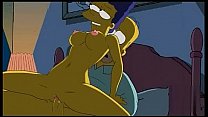Marge Simpson gets fucked hard.