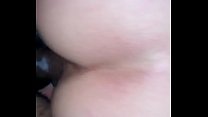 Bbc creampie from white pussy