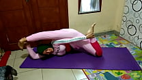 Hijab Doing Sexy Yoga