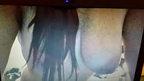 Wife ass fucked in front of computer camera