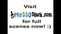 Pregnant black babe with hot tits craves for white dicks-1